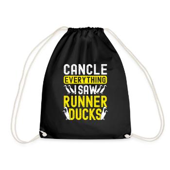 Porte-canards en cours d’exécution - Sac de sport léger - noir - Devant