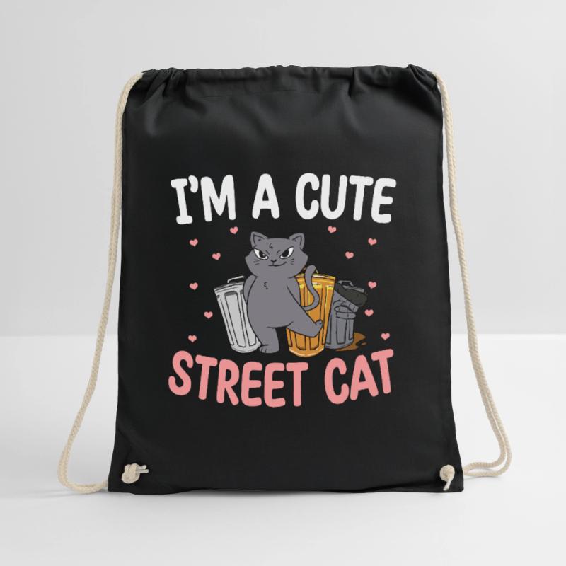 Mignon chat de rue Multon chatte chatte Sac de sport léger