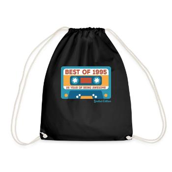 1995 Vintage Vintage Retro Cadeau D’anniversaire - Sac de sport léger - noir - Devant