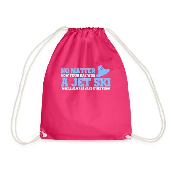Jet Ski Motoneige Bateau à moteur Sports nautiques - Sac de sport léger - fuchsia - Devant