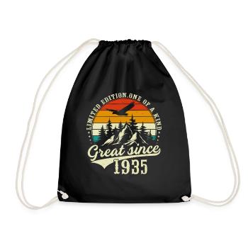 One of a kind since 1935 - Drawstring Bag - black - Front