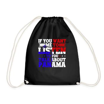 Panama Life devrait écouter Discours Panama Gift - Sac de sport léger - noir - Devant