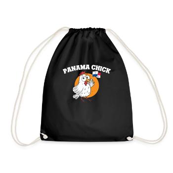 Panama Chick Latina Panaméenne Femme Amérique du Sud - Sac de sport léger - noir - Devant