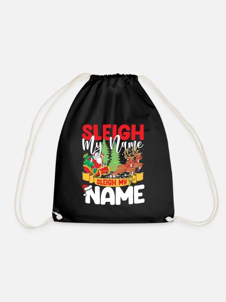 Sleigh My Name Sleigh My Name - Turnbeutel - Schwarz