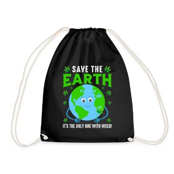 Jour de la Terre - Sac de sport léger - noir - Devant