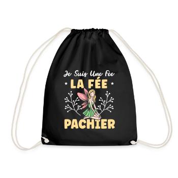 Je Suis Une Fee La Fee Pachier Humour Cadeau - Sac de sport léger - noir - Devant