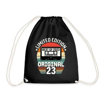 Limited edition of the best of the original of 2023 - Drawstring Bag - black - Front