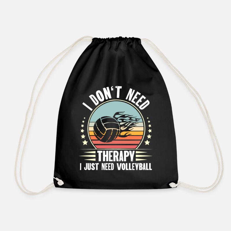 Volley-ball - Sac de sport léger - noir