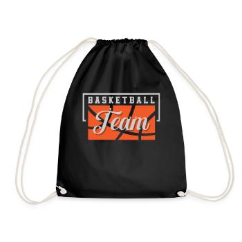 Équipe de basket-ball - Sac de sport léger - noir - Devant