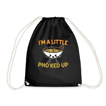Je suis un peu pho’ked up Asie du Sud-Est Vietnam soupe - Sac de sport léger - noir - Devant