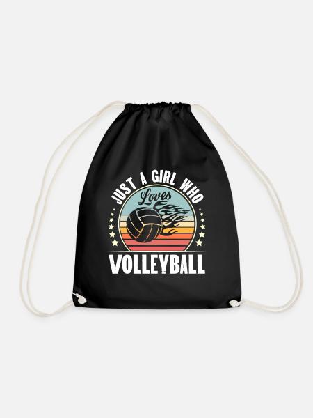 Volleyball - Turnbeutel - Schwarz