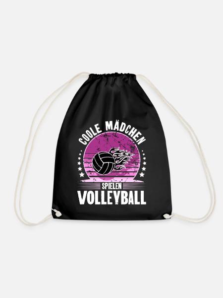 Volleyball - Turnbeutel - Schwarz