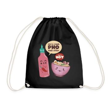 Pho Each Other That's Hot Vietnamese Soup - Drawstring Bag - black - Front