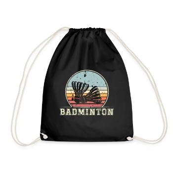 Badminton - Turnbeutel - Schwarz - Vorne