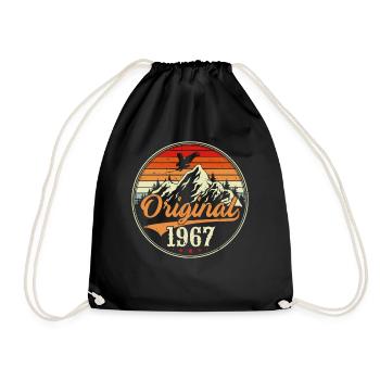 Orginal 1967 - Drawstring Bag - black - Front