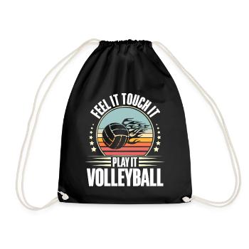 Volley-ball - Sac de sport léger - noir - Devant