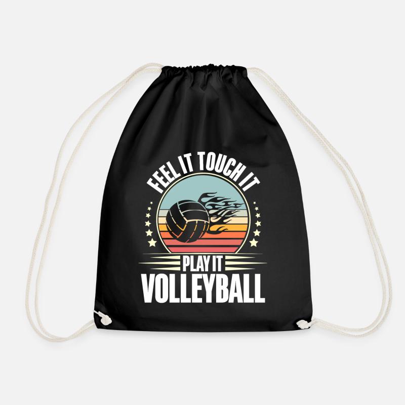 Volley-ball - Sac de sport léger - noir