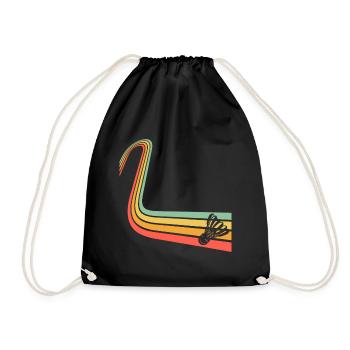 Badminton - Drawstring Bag - black - Front