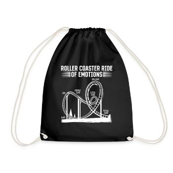 Roller Coaster Ride Of Emotions Looping Gift - Sac de sport léger - noir - Devant