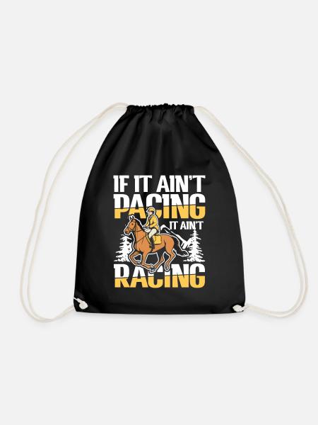 If It Ain't Pacing It Ain't Racing - Turnbeutel - Schwarz
