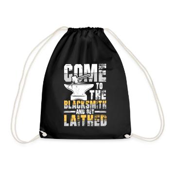 Come To The Blacksmith And Get Laithed - Turnbeutel - Schwarz - Vorne