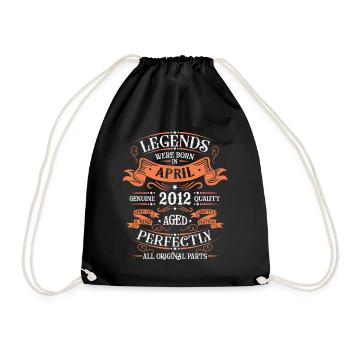 MILLÉSIME AVRIL 2012 ÉDITION LIMITÉE - Sac de sport léger - noir - Devant