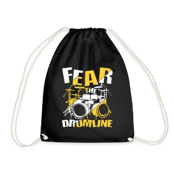 Fear The Drumline - Turnbeutel - Schwarz - Vorne