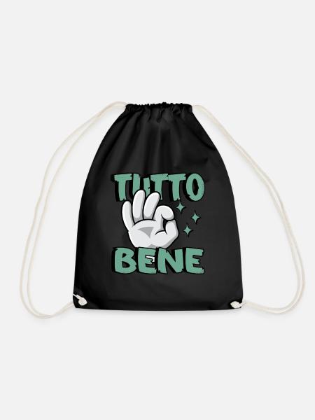 Tutto Bene - Turnbeutel - Schwarz