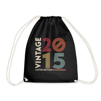 Vieille école 2015 - Sac de sport léger - noir - Devant