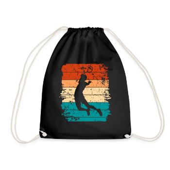 Badminton - Drawstring Bag - black - Front