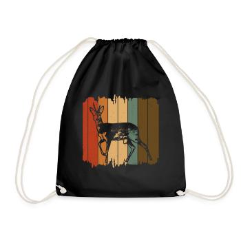 Chevreuil - Sac de sport léger - noir - Devant