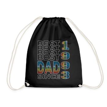 Meilleur papa du monde depuis 1993 Fête des Pères - Sac de sport léger - noir - Devant