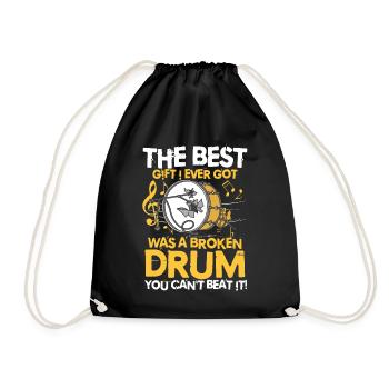 A Broken Drum You Can't Beat It - Turnbeutel - Schwarz - Vorne
