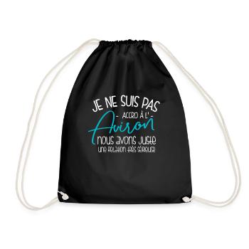 Relation Sérieuse Avec L'aviron - Sac de sport léger - noir - Devant