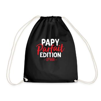 Papy Parfait Édition Limitée - Sac de sport léger - noir - Devant