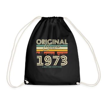 Vintage Anniversary 1973 Limited Edition - Drawstring Bag - black - Front