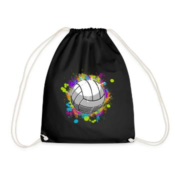 Volley-ball - Sac de sport léger - noir - Devant