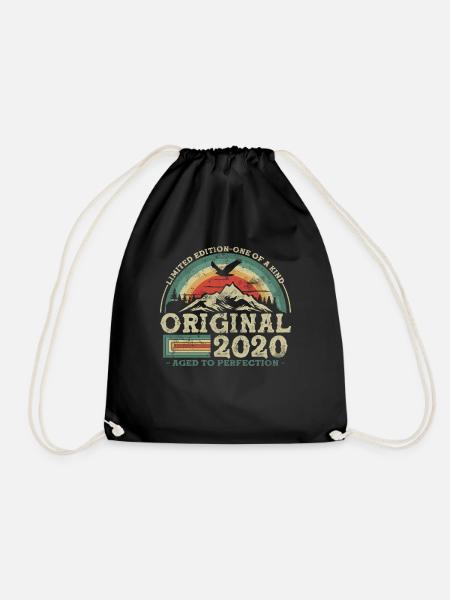 Original seit 2020 Limitierte Edition - Turnbeutel - Schwarz