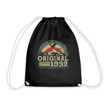 Original since 1932 Limited Edition - Drawstring Bag - black - Front