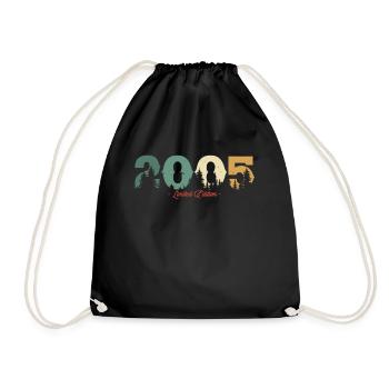 2005 limited edition - Drawstring Bag - black - Front