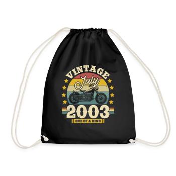 Cadeau d'anniversaire - Juillet 2003 - Sac de sport léger - noir - Devant