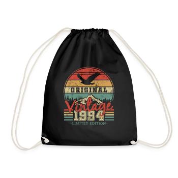 Cadeau Anniversaire 1994 - Sac de sport léger - noir - Devant