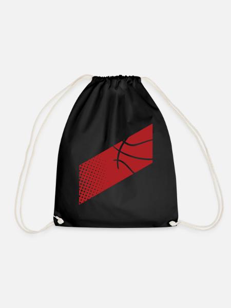 Basketball Basketballer - Turnbeutel - Schwarz