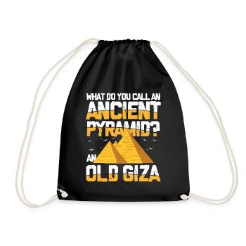 What Do You Call An Ancient Pyramid An Old Giza - Turnbeutel - Schwarz - Vorne