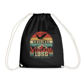 1959 Anniversaire Vintage Rétro - Sac de sport léger - noir - Devant