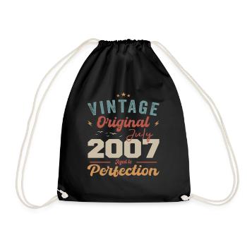 Juillet 2007 Anniversaire Juillet 2007 Original 2007 Juillet - Sac de sport léger - noir - Devant