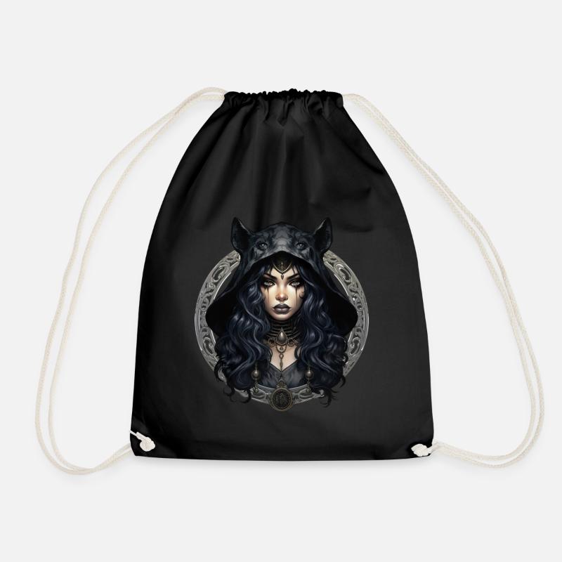 Gothik Okkult Satan Gotik Schwarze Szene Wicca - Turnbeutel - Schwarz