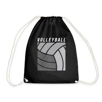 Volley-ball - Sac de sport léger - noir - Devant