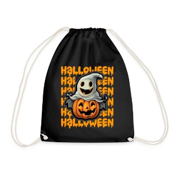 Design d’Halloween effrayant pour la prochaine fête - Sac de sport léger - noir - Devant