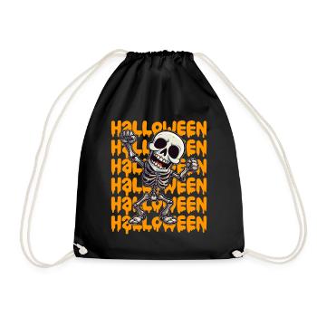 Design d’Halloween effrayant pour la prochaine fête - Sac de sport léger - noir - Devant